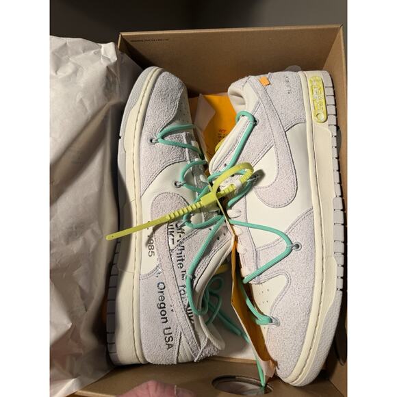 NIKE x OFF WHITE DUNK LOW LOT 14/50 SZ 14 BRAND NEW All OG main image 4